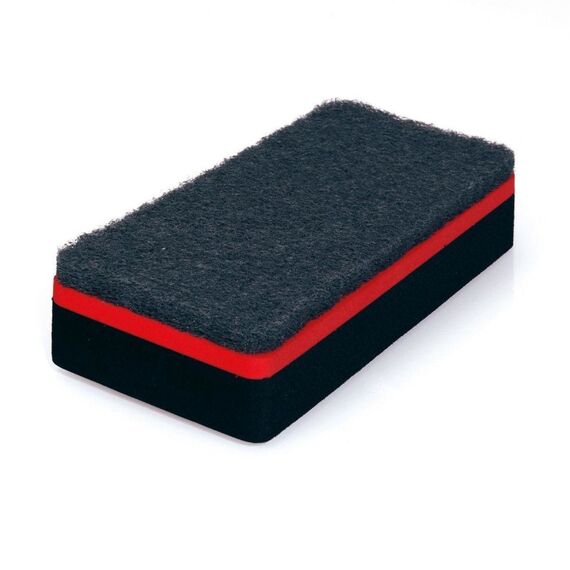 Sigel BA188 Radierer EVA (Äthylen-Vinylazetat), Fleece Schwarz, Rot 1 Stück(e)