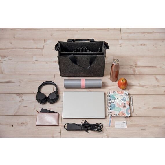Sigel BA410 Handtasche/Umhängetasche Filz Grau Unisex Schultertasche, 4 image