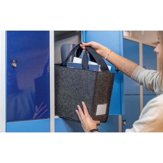 Sigel BA410 Handtasche/Umhängetasche Filz Grau Unisex Schultertasche, 6 image