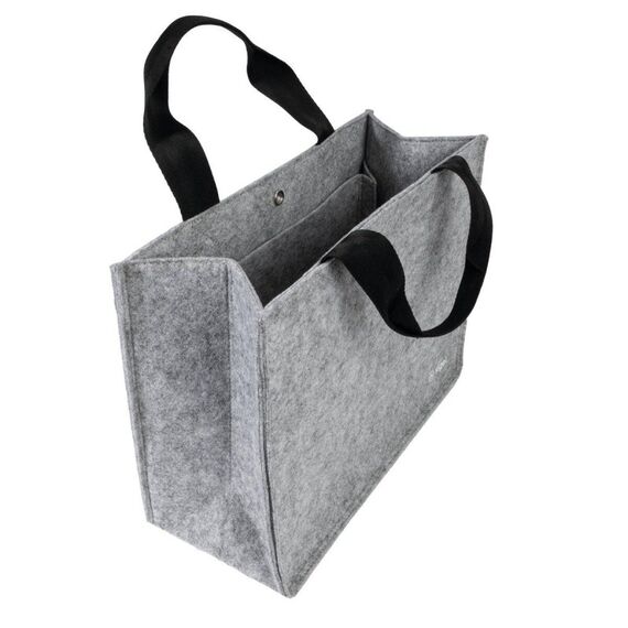 Sigel BA430 Handtasche/Umhängetasche PET-Filz, Polyethylenterephthalat Grau Junge/Mädchen Schultertasche