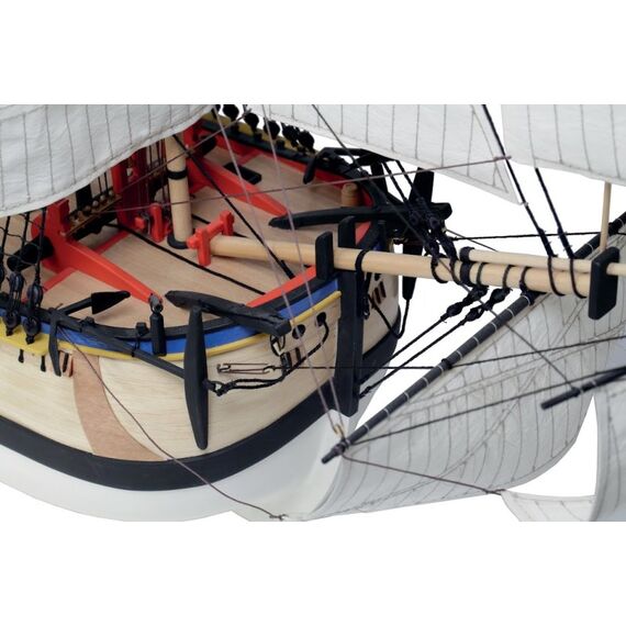 Billing Boats HMS Endeavour Modell eines Marineschiffs Montagesatz 1:50, 3 image