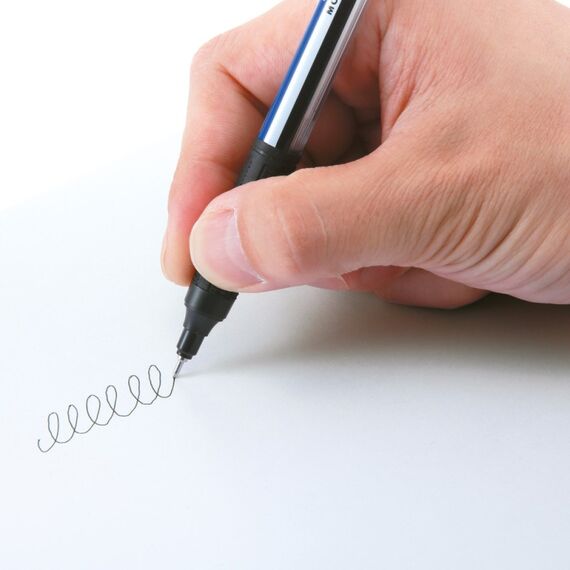 Tombow MONO graph Lite Blau Clip-on-Einziehkugelschreiber Fein 1 Stück(e), Farbe: Blau, 5 image