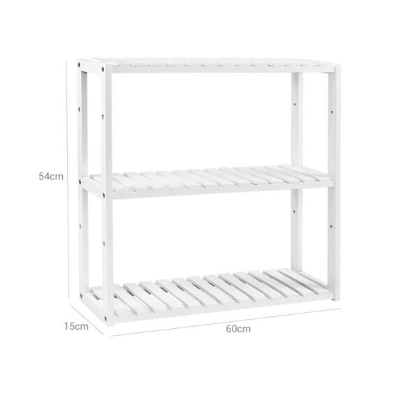 Songmics BCB13W Badezimmerwaschtisch & Waschbeckenschrank, 4 image
