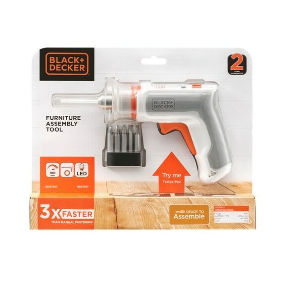 Black & Decker BCRTA01 180 RPM Grau, Orange, Weiß, 5 image