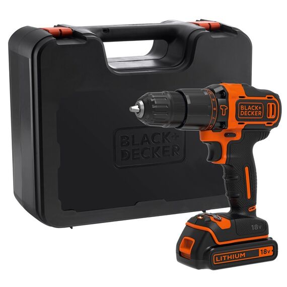 Black & Decker BDCHD18K-QW Bohrmaschine 1400 RPM Ohne Schlüssel Schwarz, Orange, 9 image