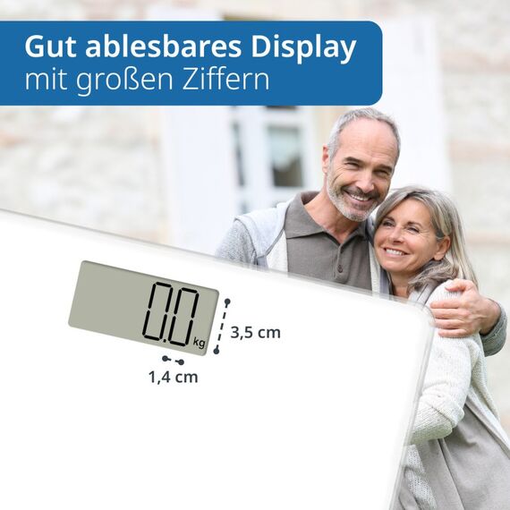 ADE Amina Quadratisch Weiß Elektronische Personenwaage, 3 image