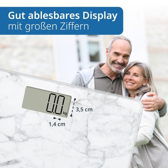 ADE BE2306-5 Personenwaage Quadratisch Grau, Weiß Elektronische Personenwaage, 3 image
