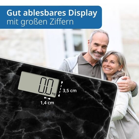 ADE BE2306-6 Personenwaage Quadratisch Schwarz, Grau Elektronische Personenwaage, 3 image