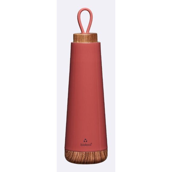 BioLoco BEL123 Trinkflasche Tägliche Nutzung 500 ml Edelstahl Rot