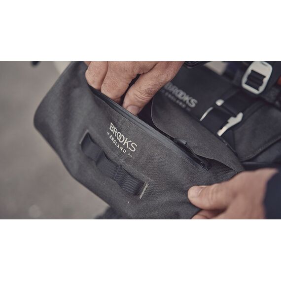 Brooks Scape Vorderseite Fahrradtasche 3 l Aluminium, Nylon Schwarz, 3 image