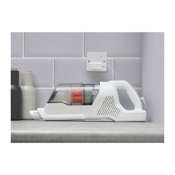 Black & Decker BHFEA515J Stabstaubsauger/Elektrischer Besen Akku Trocken Zyklonal Beutellos 0,5 l Orange, Weiß 1,5 Ah