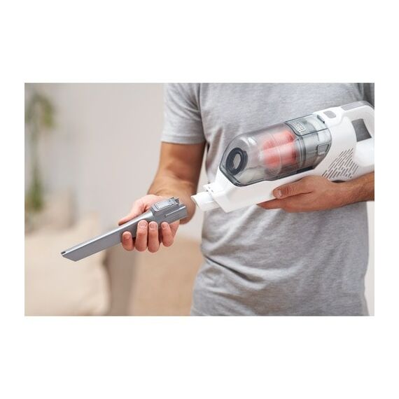 Black & Decker BHFEA515J Stabstaubsauger/Elektrischer Besen Akku Trocken Zyklonal Beutellos 0,5 l Orange, Weiß 1,5 Ah, 7 image