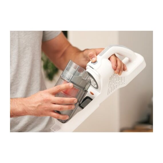 Black & Decker BHFEA515J Stabstaubsauger/Elektrischer Besen Akku Trocken Zyklonal Beutellos 0,5 l Orange, Weiß 1,5 Ah, 8 image