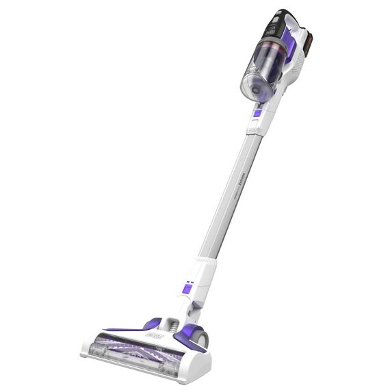 Black & Decker BHFEV1825CP Stabstaubsauger/Elektrischer Besen 2-in-1-Stabstaubsauger Akku Trocken Beutellos Weiß 2,5 Ah