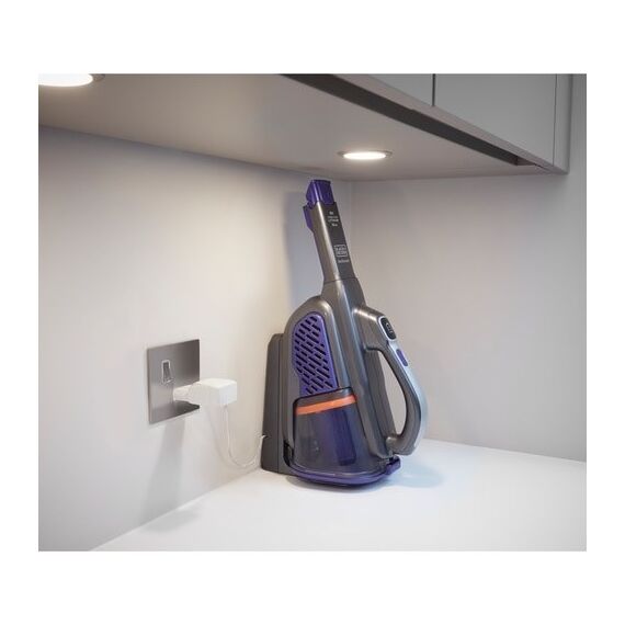 Black & Decker BHHV520BFP Handstaubsauger Schwarz, Violett Beutellos, 3 image