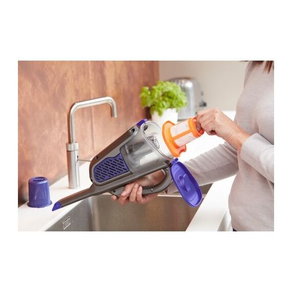 Black & Decker BHHV520BFP Handstaubsauger Schwarz, Violett Beutellos, 4 image