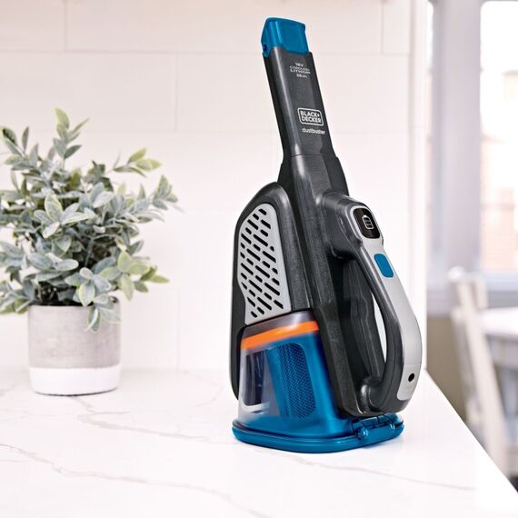 Black & Decker BHHV520BF-QW Handstaubsauger Blau, Silber, Titan Beutellos, 29 image