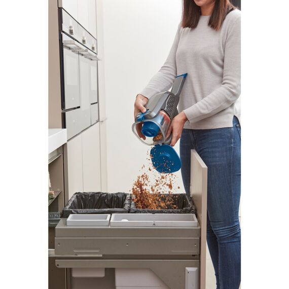 Black & Decker BHHV320J-QW Handstaubsauger Blau, Titan Beutellos, 20 image