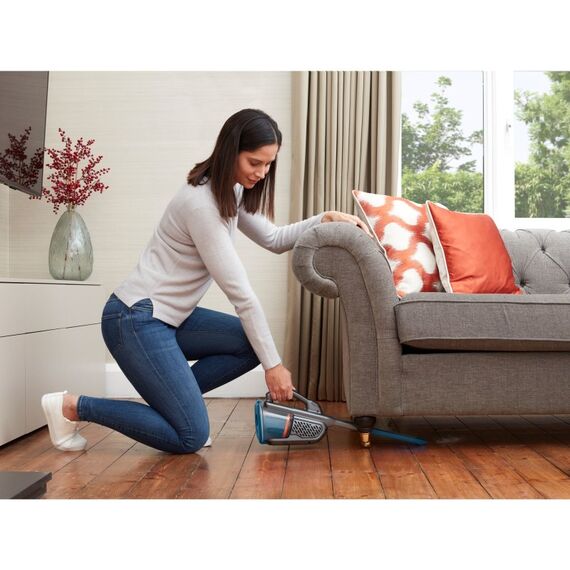Black & Decker BHHV320J-QW Handstaubsauger Blau, Titan Beutellos, 6 image