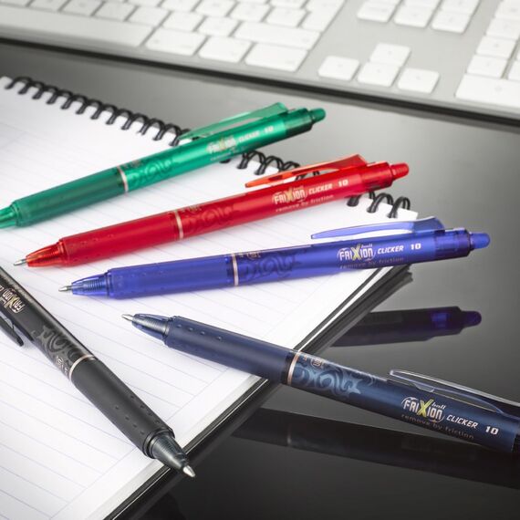 Pilot FriXion Clicker Anklippbarer versenkbarer Stift Rot 1 Stück(e), 3 image