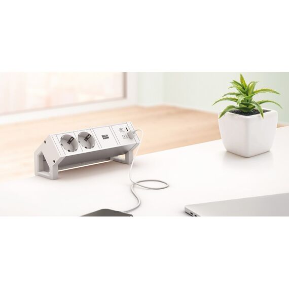 Bachmann BM0023891 Intelligente Steckerleiste 2 AC-Ausgänge Typ E 100 W