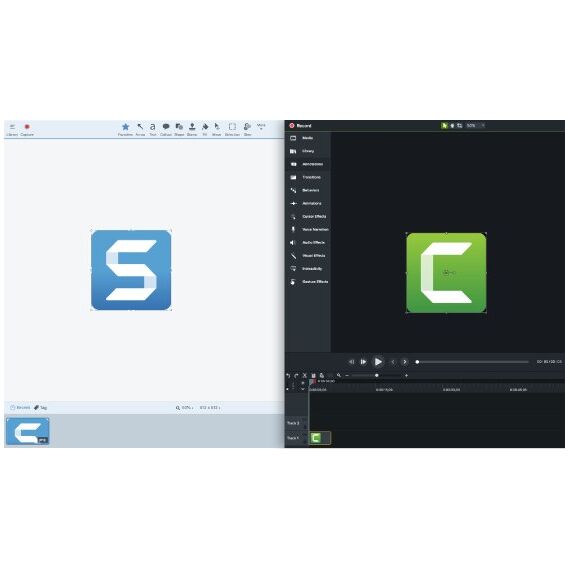 TechSmith Camtasia 2020 + Snagit 2021 Bildungswesen (EDU) 50 - 99 Lizenz(en) Erneuerung Mehrsprachig 1 Jahr(e)