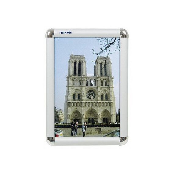 Franken BS0701 Wandrahmen 240 x 327 mm Rechteck Edelstahl Aluminium