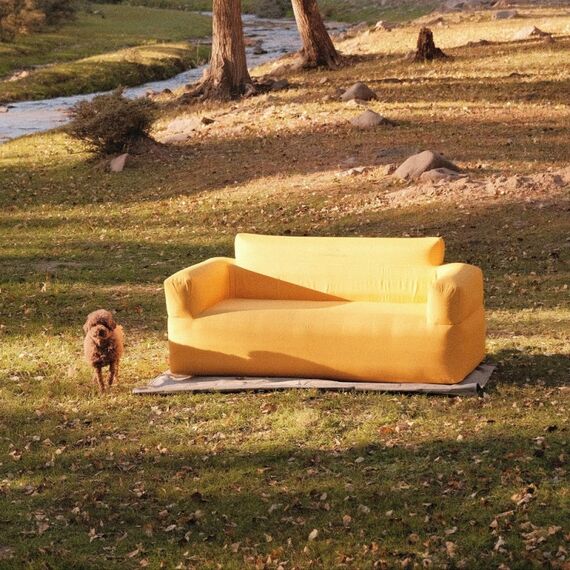 Aerogogo BS2-02 Aufblasbares Sofa Blau PVC, Polyester, 7 image