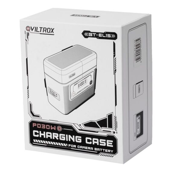 VILTROX BT-EL15 Akkuladegerät Batterie für Digitalkamera USB, 3 image
