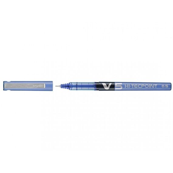 Pilot Hi-Tecpoint V5 Anklippbarer versenkbarer Stift Blau 1 Stück(e)