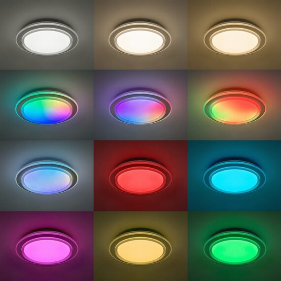 Ksix BXPLAFLED11 Smart Lighting Intelligente Deckenbeleuchtung Wi-Fi/Bluetooth 35 W, 4 image