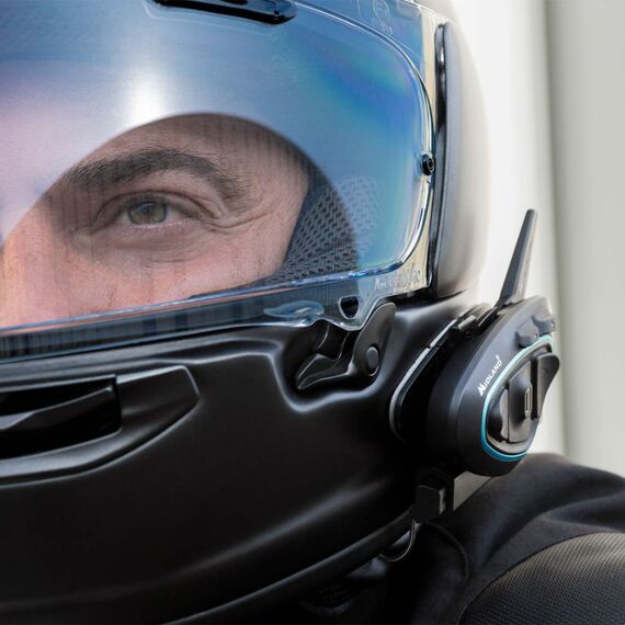 Midland C1414.02 Motorrad-Sprechanlage 1600 m Schwarz, Blau, 7 image