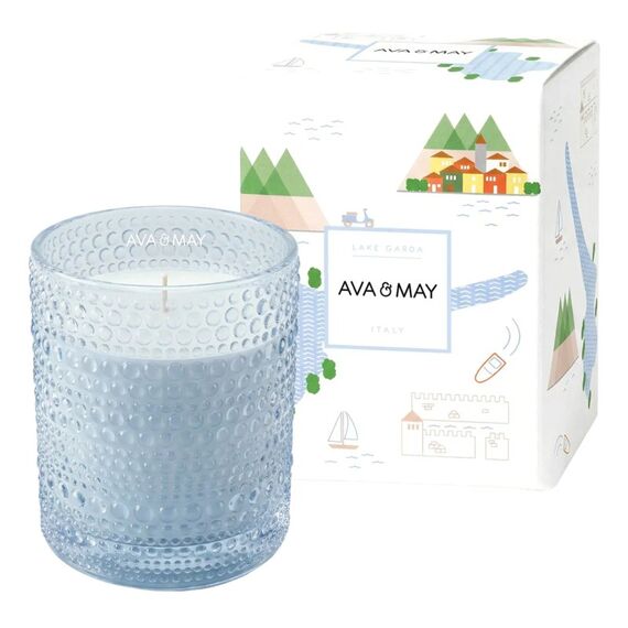 AVA & MAY CA-LKGA-260 Wachskerze Rund Grüner Tee, Gurke, Maiglöckchen Hellblau 1 Stück(e)