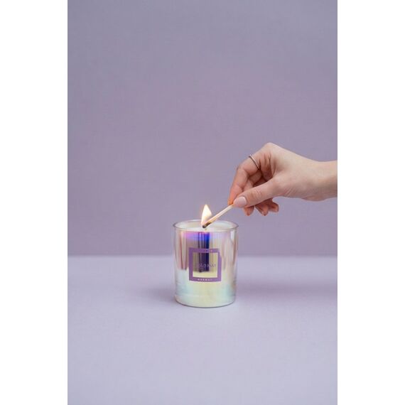AVA & MAY CA-TRS-200 Wachskerze Zylinder Moschus, Orangenblüte, Tonka-Bohne Blau, Kupfer, Violett, Silber, Holz 1 Stück(e), 3 image