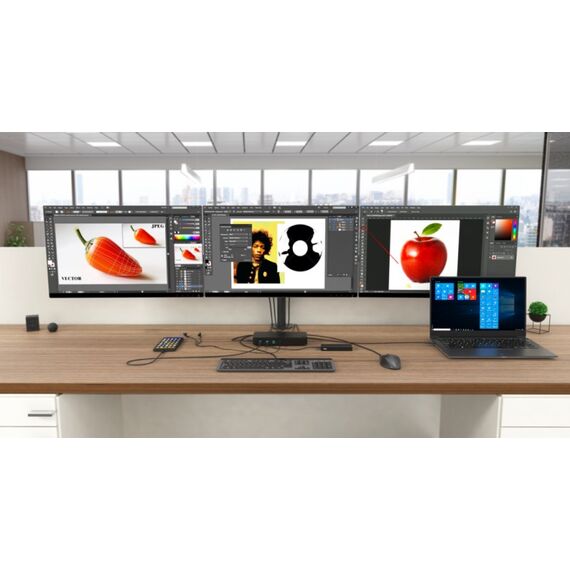 i-tec USB 3.0 / USB-C / Thunderbolt, 3x 4K Docking Station + Power Delivery 100W, 4 image