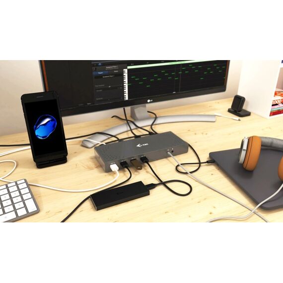 i-tec USB 3.0 / USB-C / Thunderbolt 3 Dual Display Docking Station, 7 image