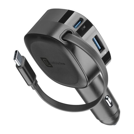 Cellularline Retractable Car Charger