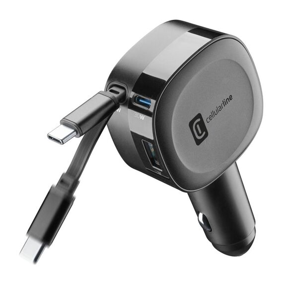 Cellularline Retractable Car Charger, 3 image