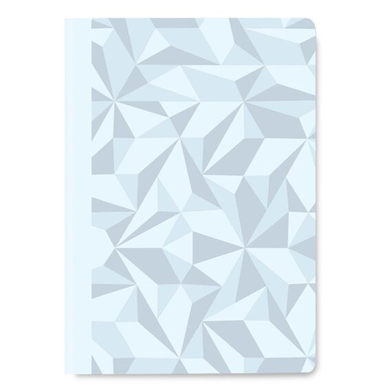 Caran d-Ache CC0454.025 Notizbuch A5 60 Blätter Arktisblau, Weiß