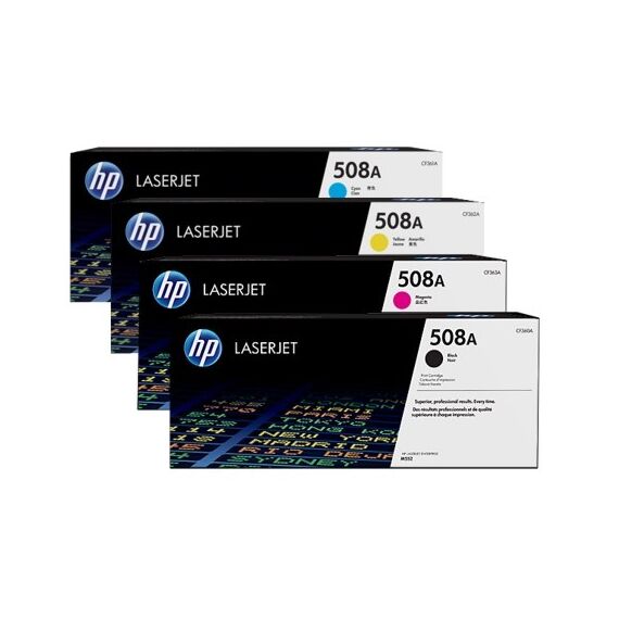 HP 508A BCMY Original LaserJet Toner Cartridges Tonerkartusche 4 Stück(e) Schwarz, Cyan, Magenta, Gelb