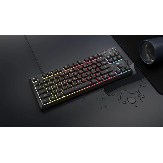 Corsair K55 CORE TKL RGB Tastatur Gaming USB QWERTZ Schweiz Schwarz, 4 image