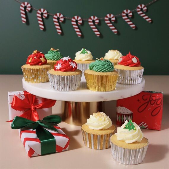 PME CH24BC063 Backform Cupcake-/Muffin-Cups 100 Stück(e), Farbe: Gold, Silber, Weiß, 3 image