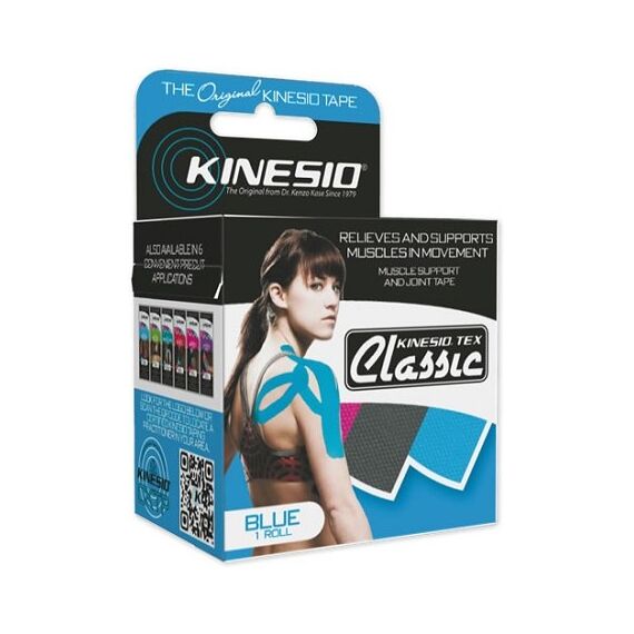 Kinesio Tex Classic - 2” Blue Baumwolle Blau