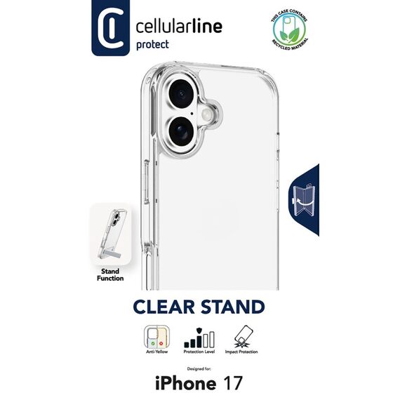 Cellularline Clear Stand - iPhone 17, 2 image