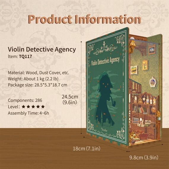 Tonecheer Violin Detective Agency 3D-Puzzle 286 Stück(e) Fernsehen/Filme, 4 image