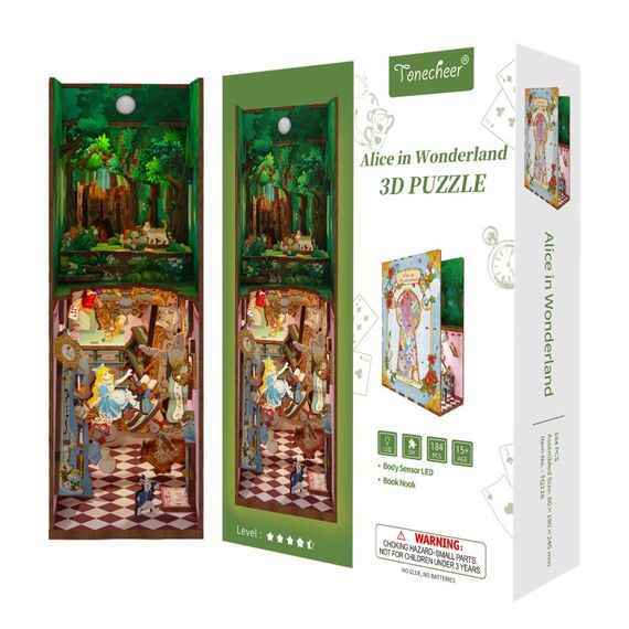 Tonecheer Alice in Wonderland 3D-Puzzle 184 Stück(e) Fernsehen/Filme, 5 image