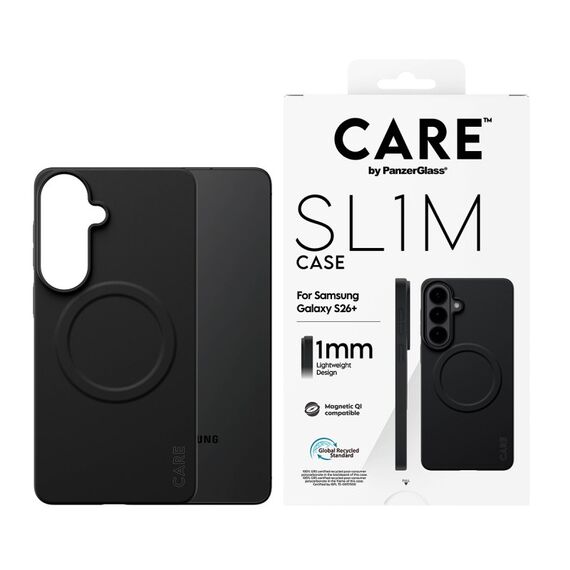 PanzerGlass CARE™ by ® SL1M Case Schwarz m. Qi Samsung Galaxy S26+, 2 image