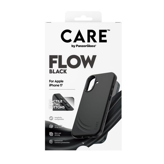 PanzerGlass CARE™ by ® Flow Case Schwarz m. MagSafe iPhone 17, 3 image