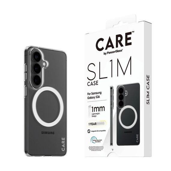 PanzerGlass CARE™ by ® SL1M Case Transparent m. Qi Samsung Galaxy S26, 6 image