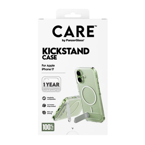 PanzerGlass CARE™ by ® Kickstand Case Transparent m. MagSafe iPhone 17, 3 image